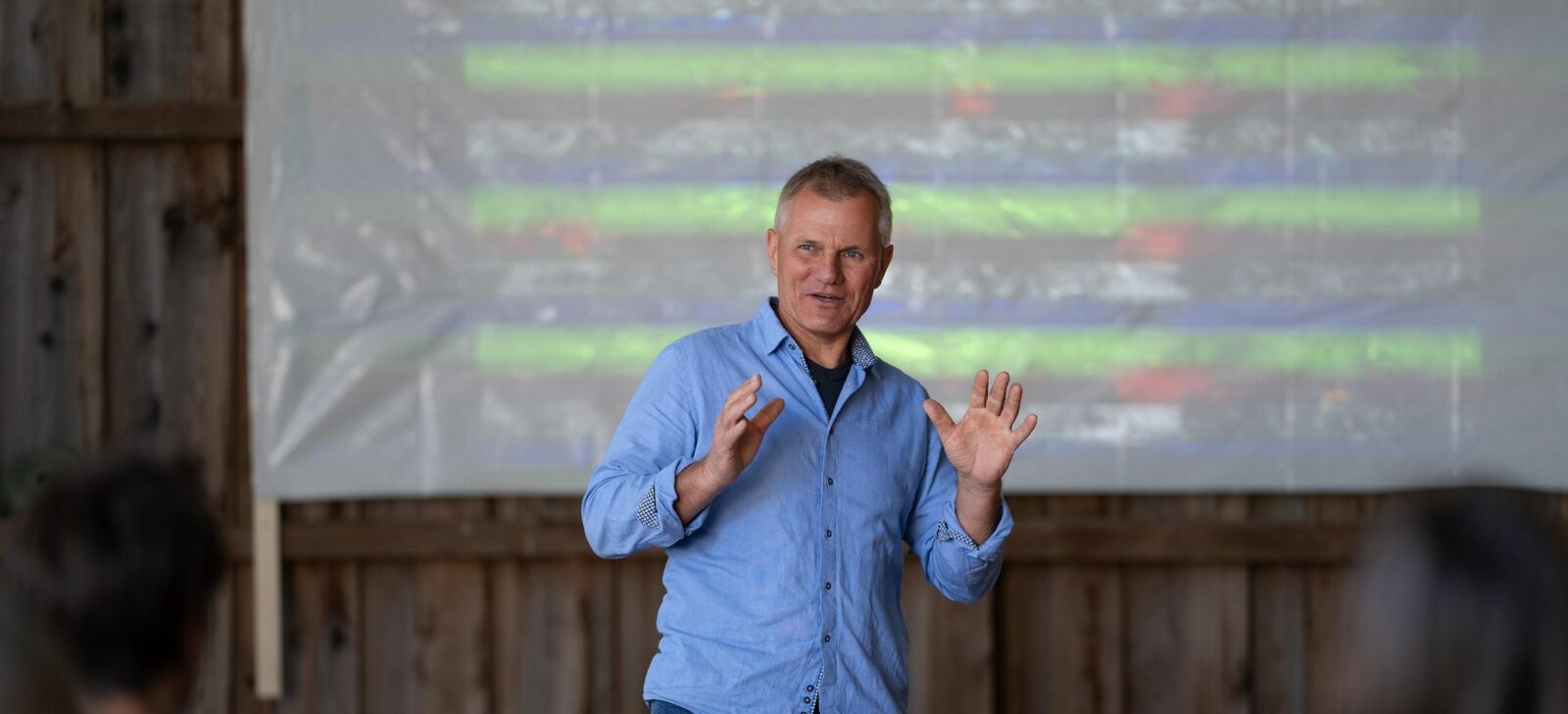 Humusfarming Friedrich Wenz im Vortrag